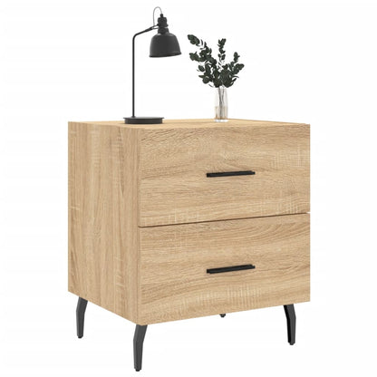 vidaXL Bedside Cabinet Sonoma Oak 40x35x47.5 cm Engineered Wood