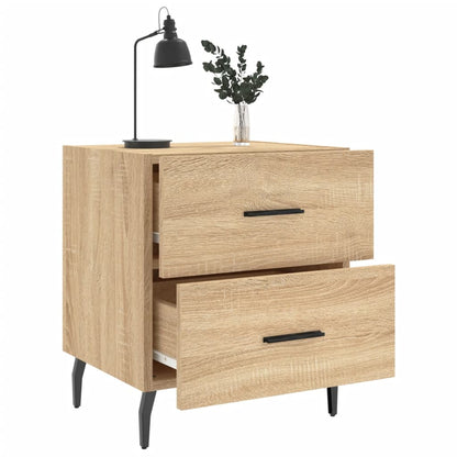 vidaXL Bedside Cabinet Sonoma Oak 40x35x47,5 cm Engineered Wood