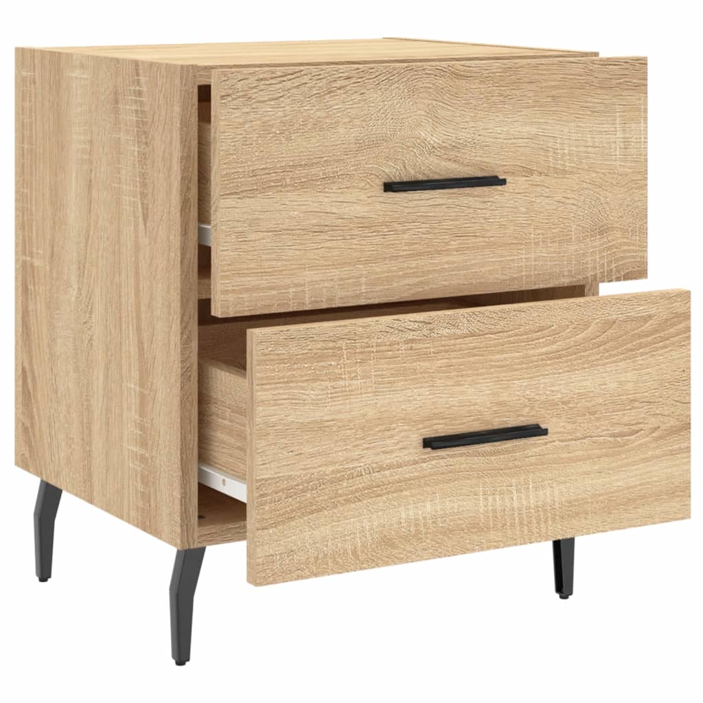 vidaXL Bedside Cabinet Sonoma Oak 40x35x47.5 cm Engineered Wood