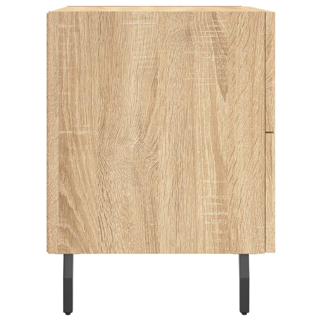 vidaXL Bedside Cabinet Sonoma Oak 40x35x47.5 cm Engineered Wood