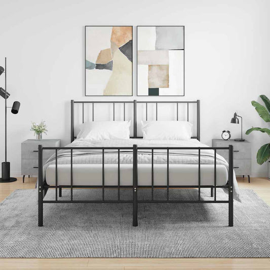 vidaXL Bedside Cabinets 2 pcs Concrete Grey 40x35x47.5 cm Engineered Wood