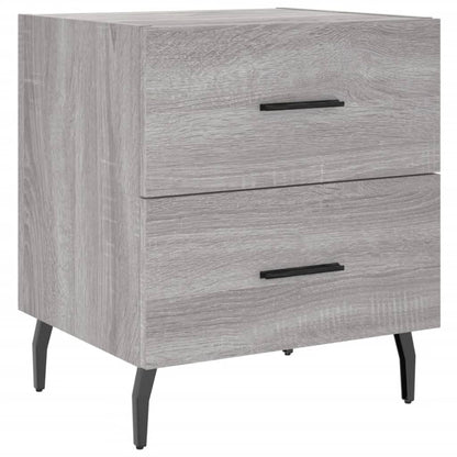 vidaXL Bedside Cabinet Grey Sonoma 40x35x47,5 cm Engineered Wood