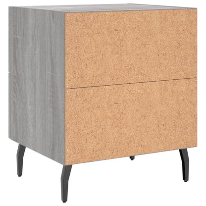 vidaXL Bedside Cabinet Grey Sonoma 40x35x47,5 cm Engineered Wood