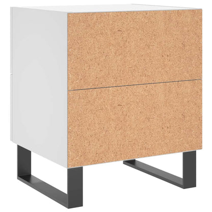 vidaXL Bedside Cabinet White 40x35x47,5 cm Engineered Wood