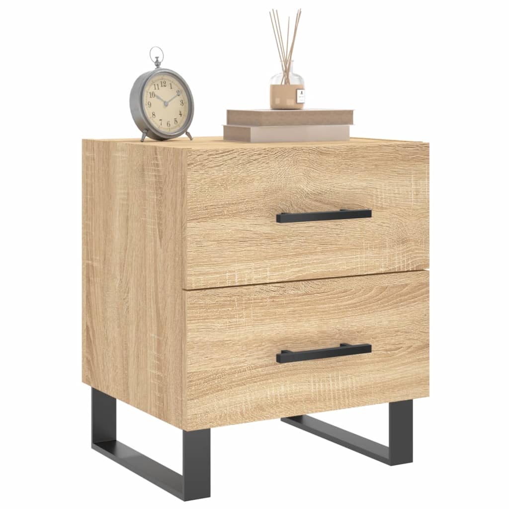 vidaXL Bedside Cabinet Sonoma Oak 40x35x47,5 cm Engineered Wood