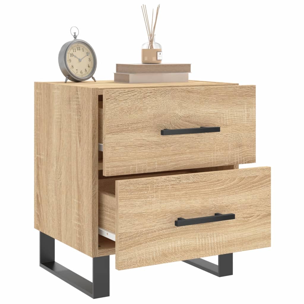 vidaXL Bedside Cabinet Sonoma Oak 40x35x47,5 cm Engineered Wood