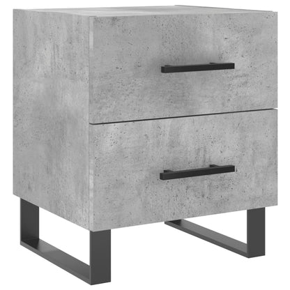 vidaXL Bedside Cabinet Concrete Grey 40x35x47,5 cm Engineered Wood