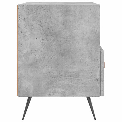 vidaXL Bedside Cabinets 2 pcs Concrete Grey 40x35x47.5 cm Engineered Wood