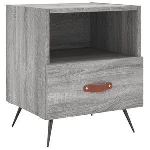 vidaXL Bedside Cabinets 2 pcs Grey Sonoma 40x35x47.5 cm Engineered Wood
