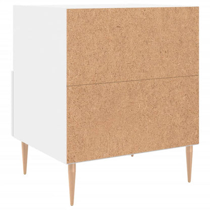 vidaXL Bedside Cabinet White 40x35x47,5 cm Engineered Wood