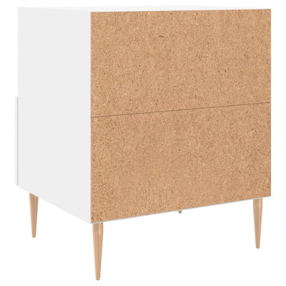 vidaXL Bedside Cabinets 2 pcs White 40x35x47.5 cm Engineered Wood