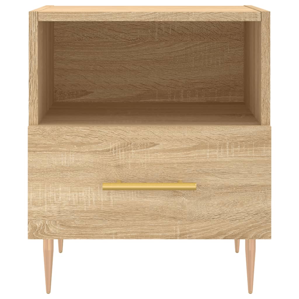 vidaXL Bedside Cabinet Sonoma Oak 40x35x47,5 cm Engineered Wood