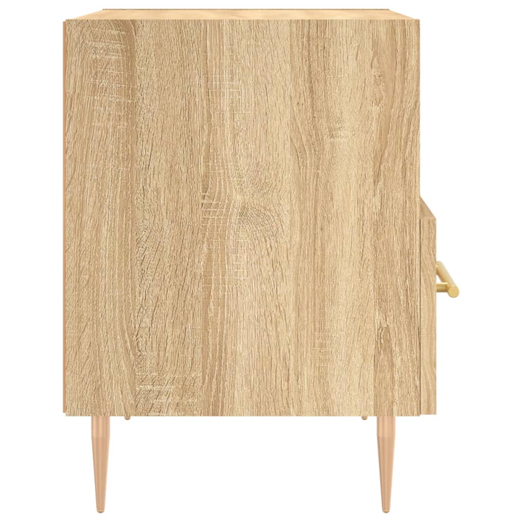 vidaXL Bedside Cabinets 2 pcs Sonoma Oak 40x35x47.5 cm Engineered Wood