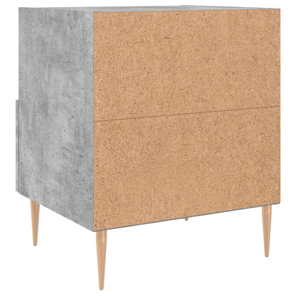 vidaXL Bedside Cabinet Concrete Grey 40x35x47,5 cm Engineered Wood