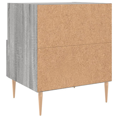 vidaXL Bedside Cabinet Grey Sonoma 40x35x47,5 cm Engineered Wood