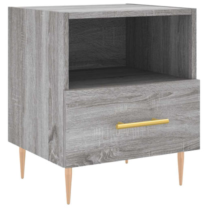 vidaXL Bedside Cabinets 2 pcs Grey Sonoma 40x35x47.5 cm Engineered Wood