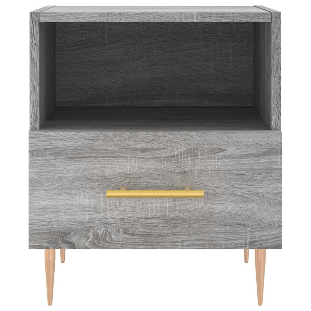 vidaXL Bedside Cabinets 2 pcs Grey Sonoma 40x35x47.5 cm Engineered Wood