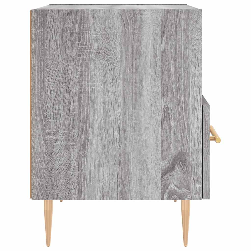 vidaXL Bedside Cabinets 2 pcs Grey Sonoma 40x35x47.5 cm Engineered Wood
