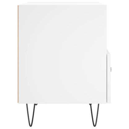 vidaXL Bedside Cabinets 2 pcs White 40x35x47.5 cm Engineered Wood