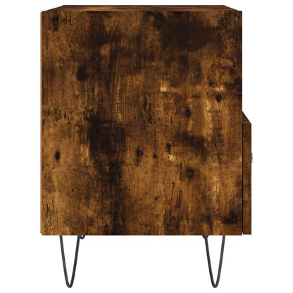 vidaXL Bedside Cabinets 2 pcs Smoked Oak 40x35x47.5 cm Engineered Wood