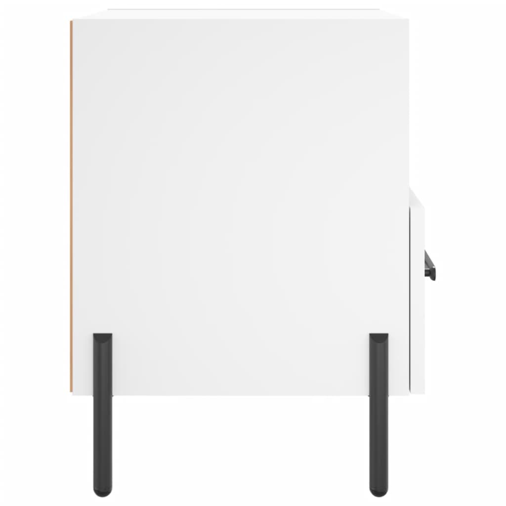 vidaXL Bedside Cabinets 2 pcs White 40x35x47.5 cm Engineered Wood