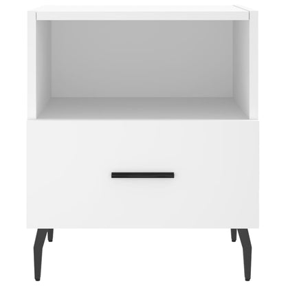 vidaXL Bedside Cabinets 2 pcs White 40x35x47.5 cm Engineered Wood