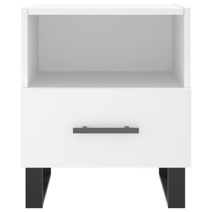 vidaXL Bedside Cabinet White 40x35x47,5 cm Engineered Wood