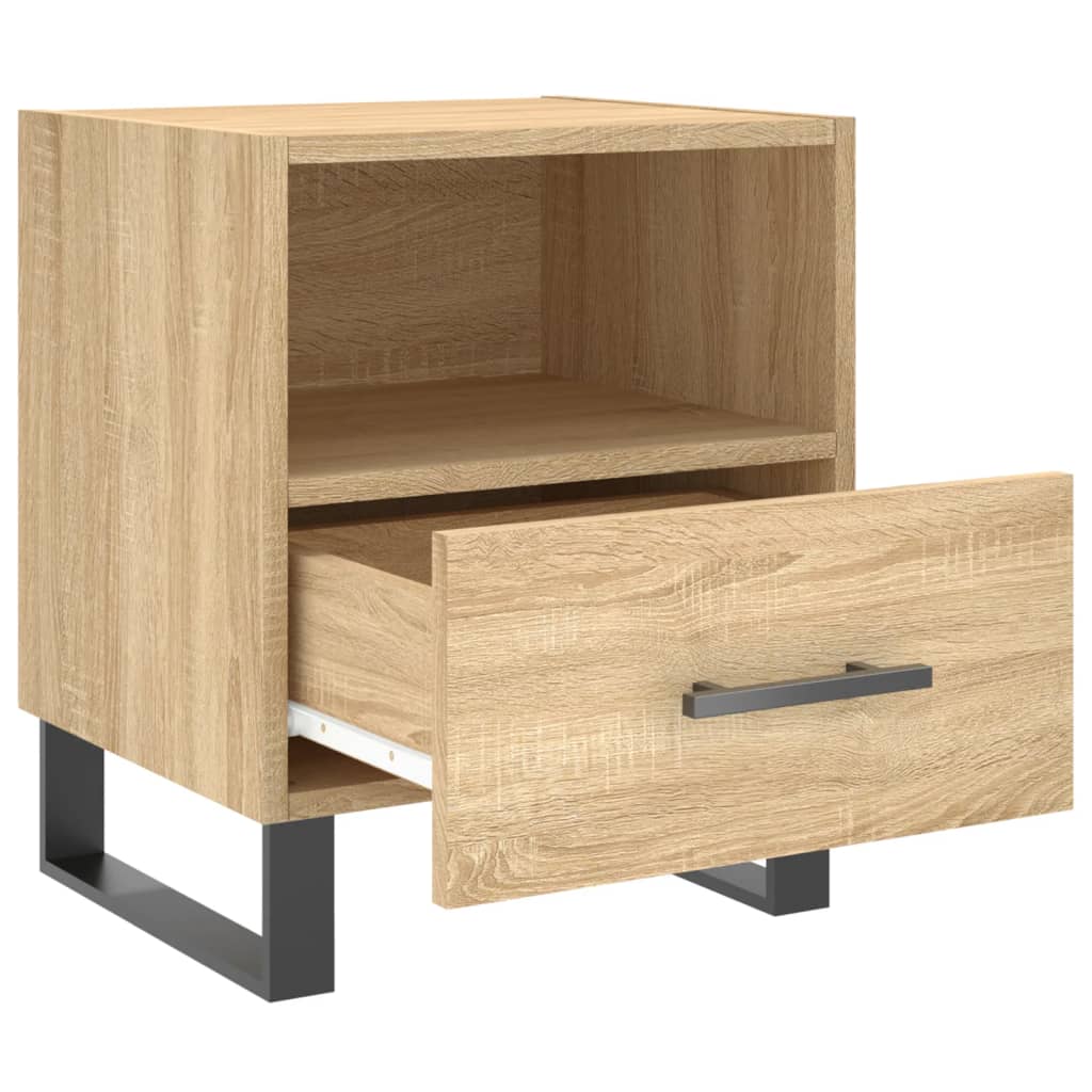 vidaXL Bedside Cabinet Sonoma Oak 40x35x47,5 cm Engineered Wood