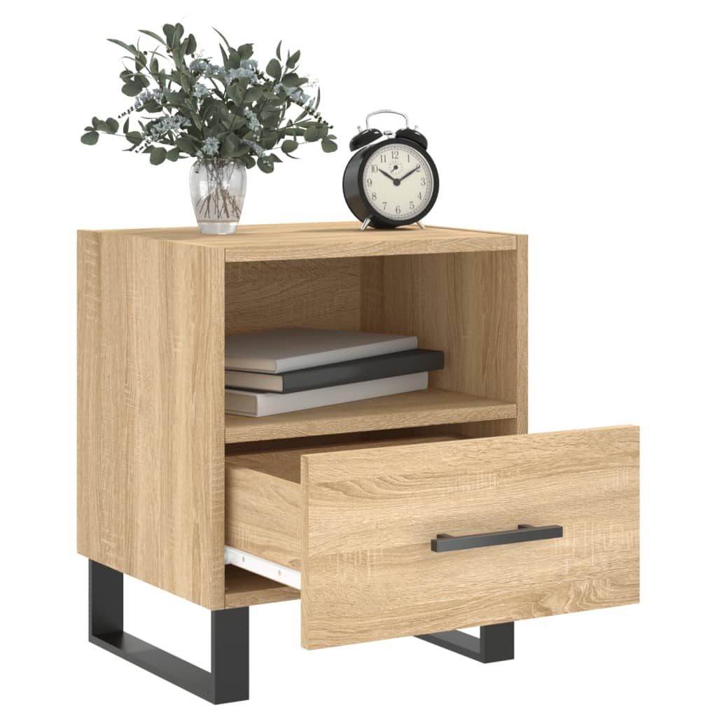 vidaXL Bedside Cabinet Sonoma Oak 40x35x47,5 cm Engineered Wood