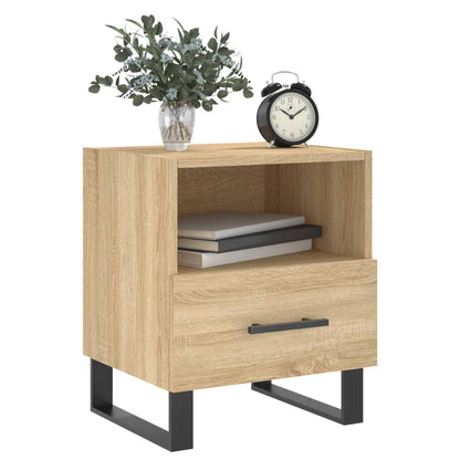 vidaXL Bedside Cabinet Sonoma Oak 40x35x47,5 cm Engineered Wood