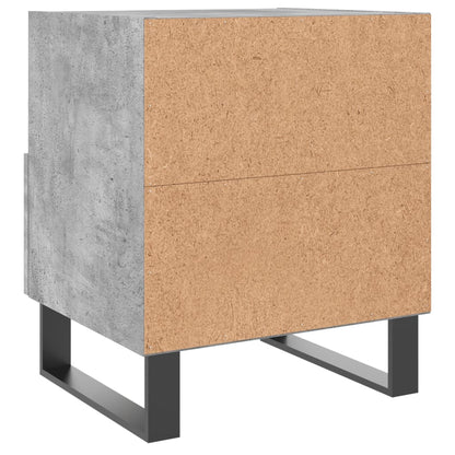 vidaXL Bedside Cabinet Concrete Grey 40x35x47,5 cm Engineered Wood