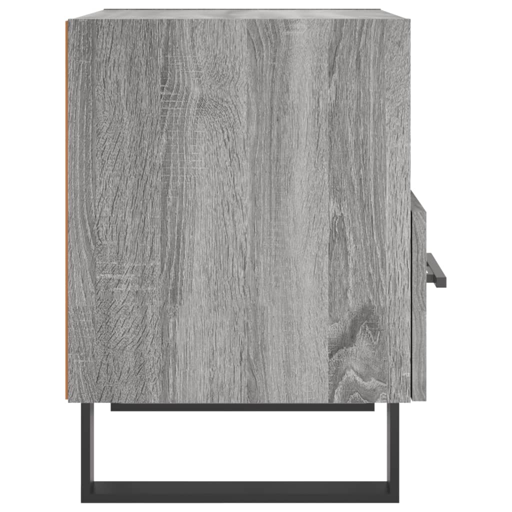 vidaXL Bedside Cabinet Grey Sonoma 40x35x47.5 cm Engineered Wood