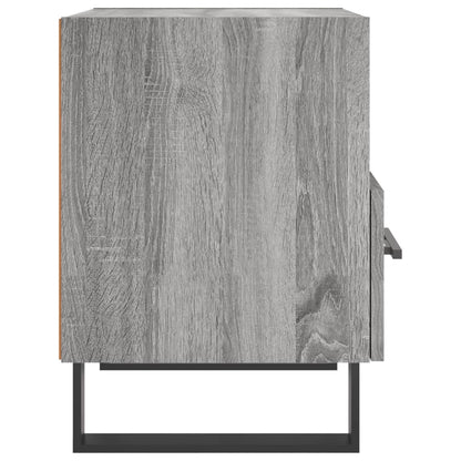 vidaXL Bedside Cabinet Grey Sonoma 40x35x47,5 cm Engineered Wood