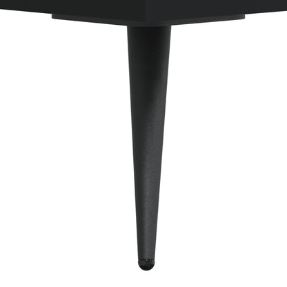 vidaXL Bedside Cabinets 2 pcs Black 40x40x50 cm Engineered Wood