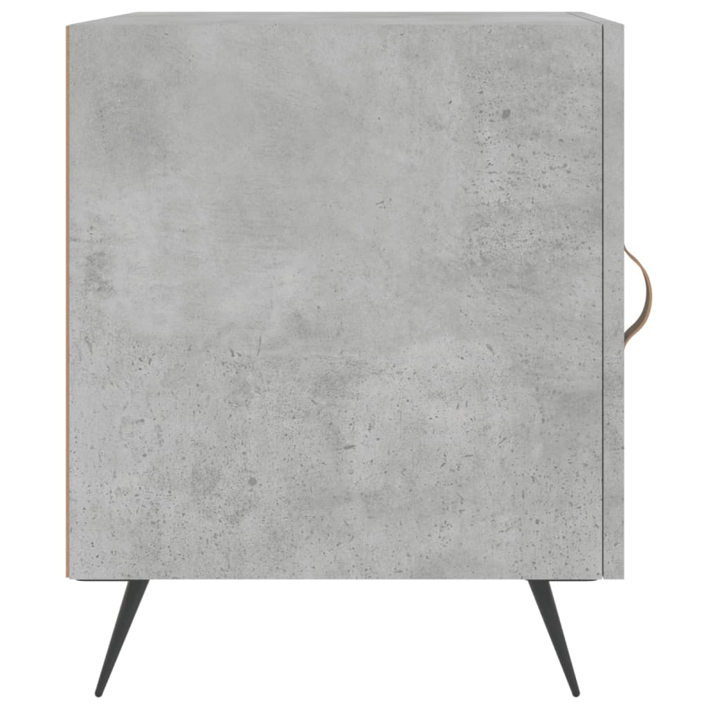 vidaXL Bedside Cabinets 2 pcs Concrete Grey 40x40x50 cm Engineered Wood