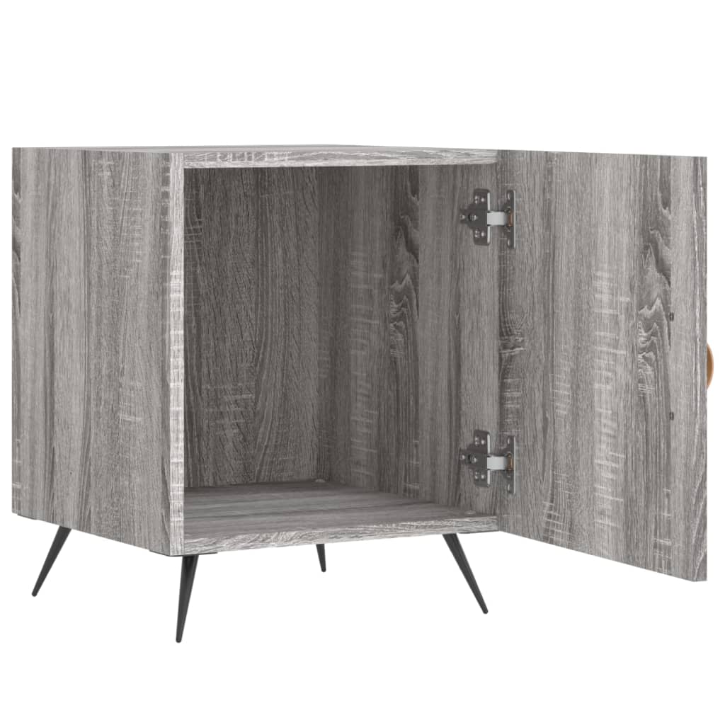 vidaXL Bedside Cabinets 2 pcs Grey Sonoma 40x40x50 cm Engineered Wood