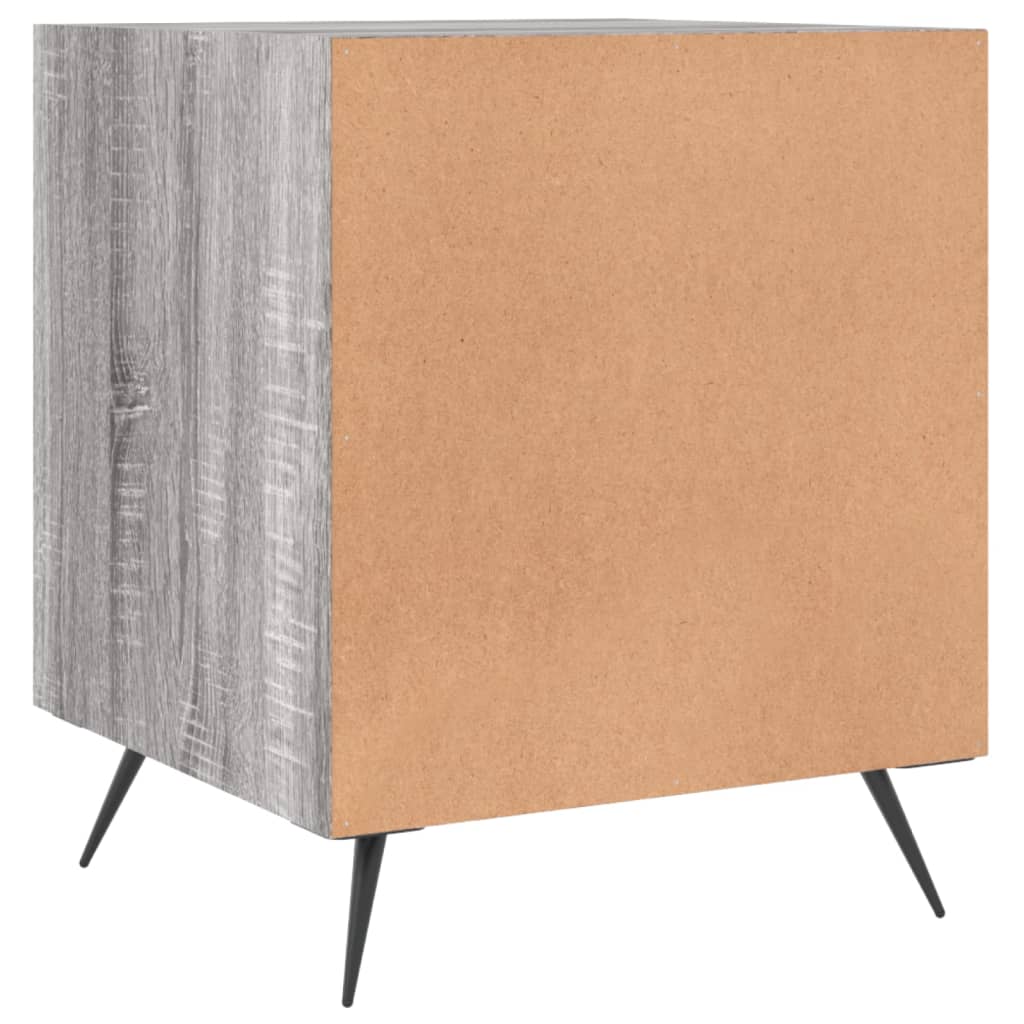 vidaXL Bedside Cabinets 2 pcs Grey Sonoma 40x40x50 cm Engineered Wood