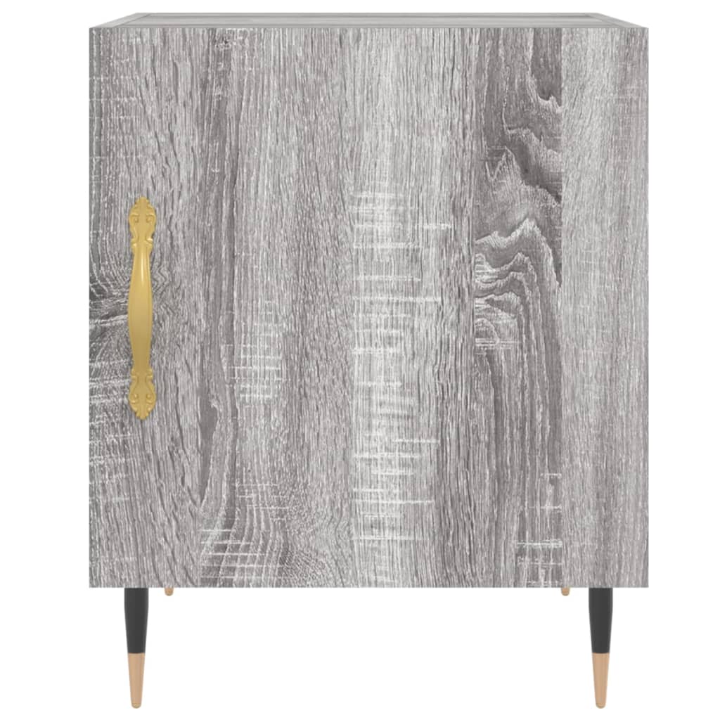 vidaXL Bedside Cabinet Grey Sonoma 40x40x50 cm Engineered Wood