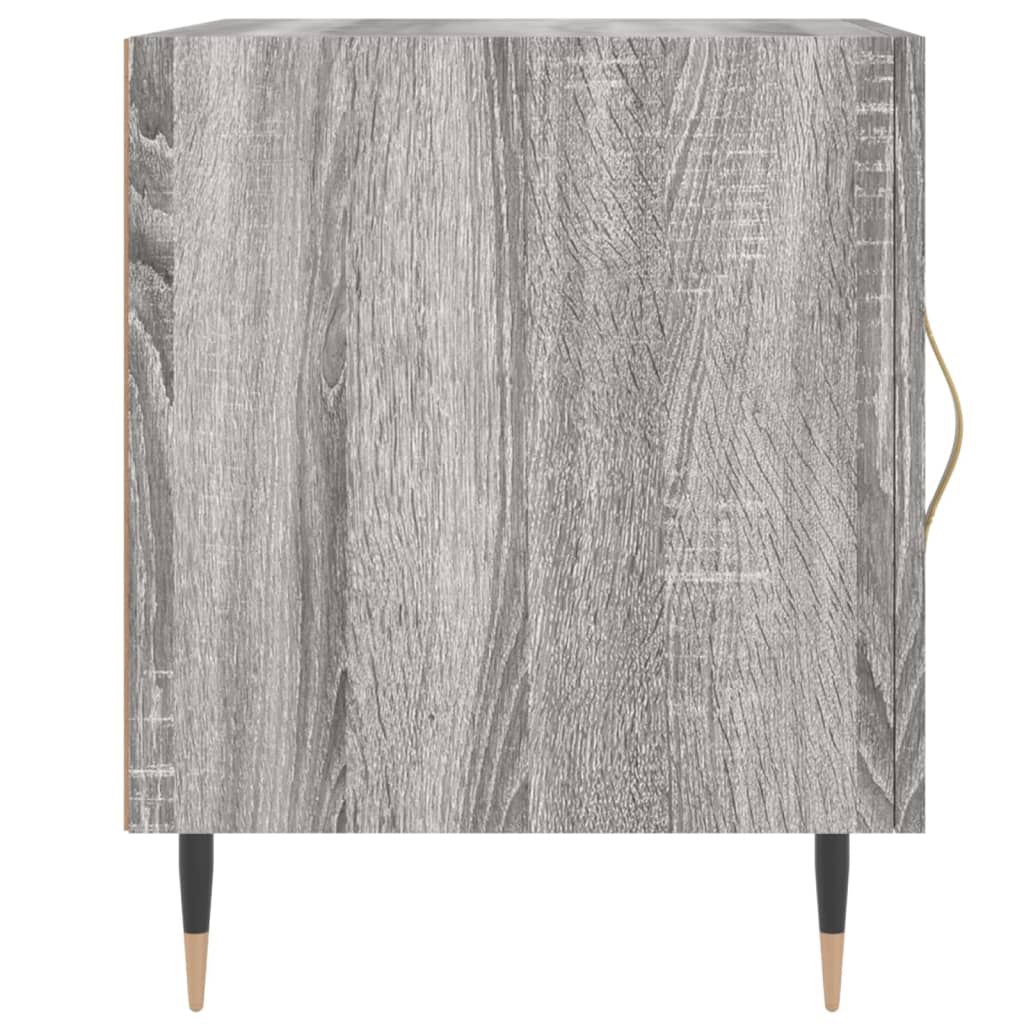 vidaXL Bedside Cabinet Grey Sonoma 40x40x50 cm Engineered Wood