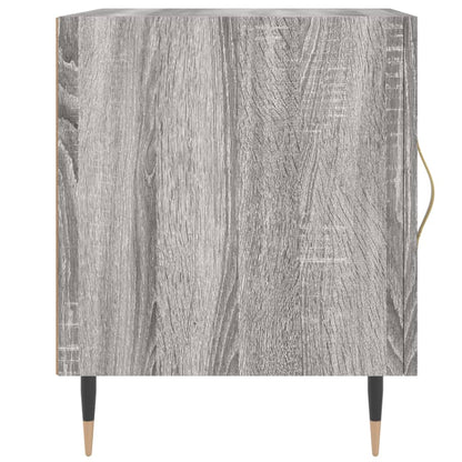vidaXL Bedside Cabinet Grey Sonoma 40x40x50 cm Engineered Wood