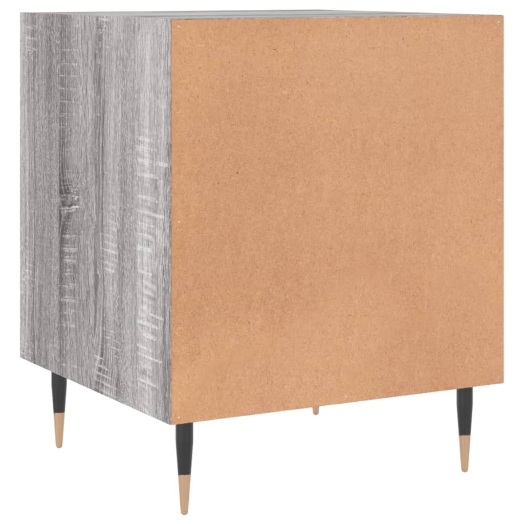 vidaXL Bedside Cabinet Grey Sonoma 40x40x50 cm Engineered Wood