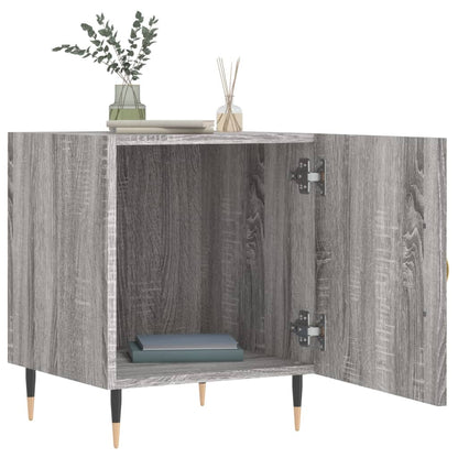 vidaXL Bedside Cabinets 2 pcs Grey Sonoma 40x40x50 cm Engineered Wood