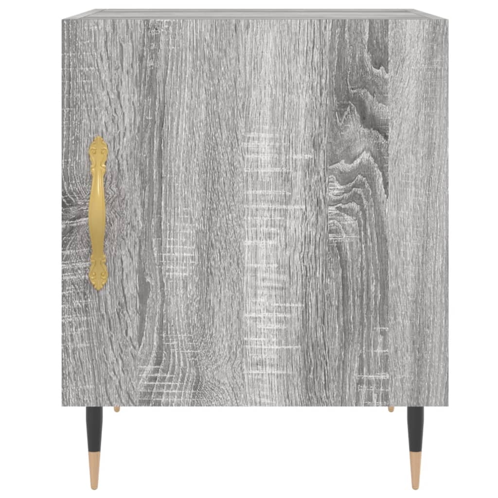 vidaXL Bedside Cabinets 2 pcs Grey Sonoma 40x40x50 cm Engineered Wood