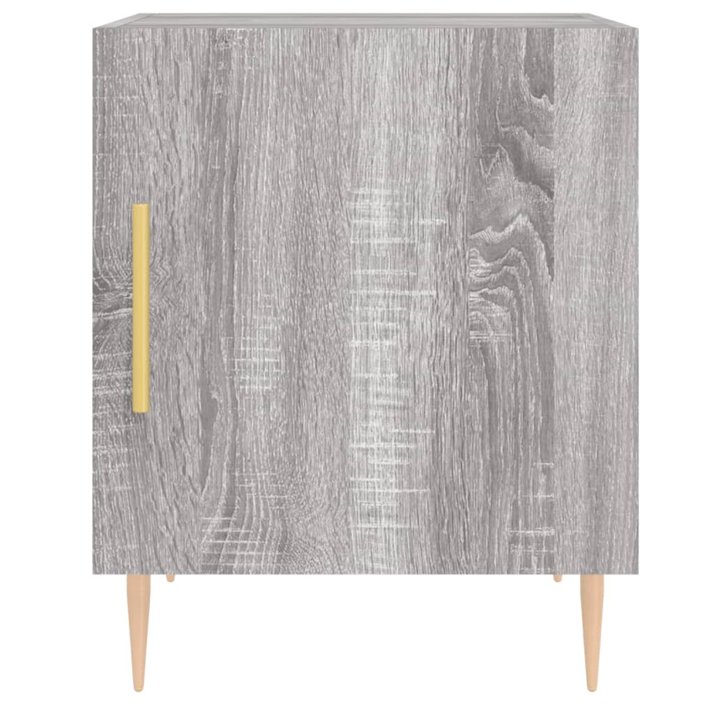 vidaXL Bedside Cabinets 2 pcs Grey Sonoma 40x40x50 cm Engineered Wood