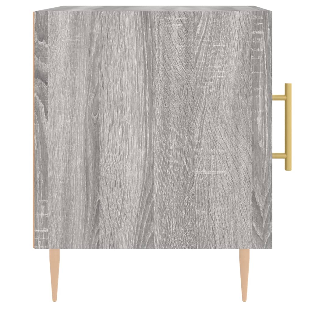 vidaXL Bedside Cabinets 2 pcs Grey Sonoma 40x40x50 cm Engineered Wood