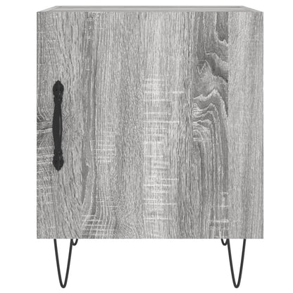 vidaXL Bedside Cabinet Grey Sonoma 40x40x50 cm Engineered Wood