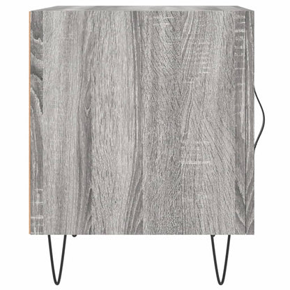vidaXL Bedside Cabinet Grey Sonoma 40x40x50 cm Engineered Wood