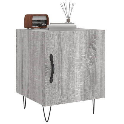 vidaXL Bedside Cabinets 2 pcs Grey Sonoma 40x40x50 cm Engineered Wood