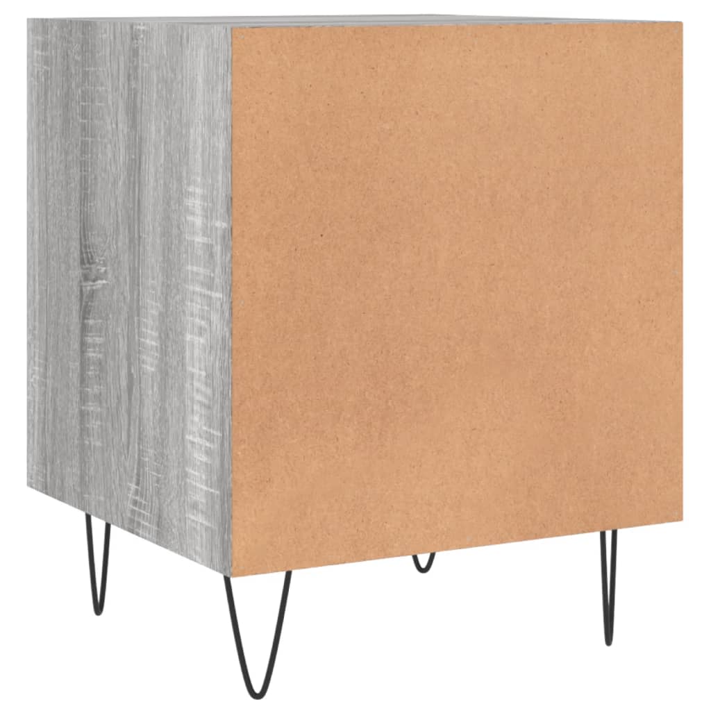 vidaXL Bedside Cabinets 2 pcs Grey Sonoma 40x40x50 cm Engineered Wood