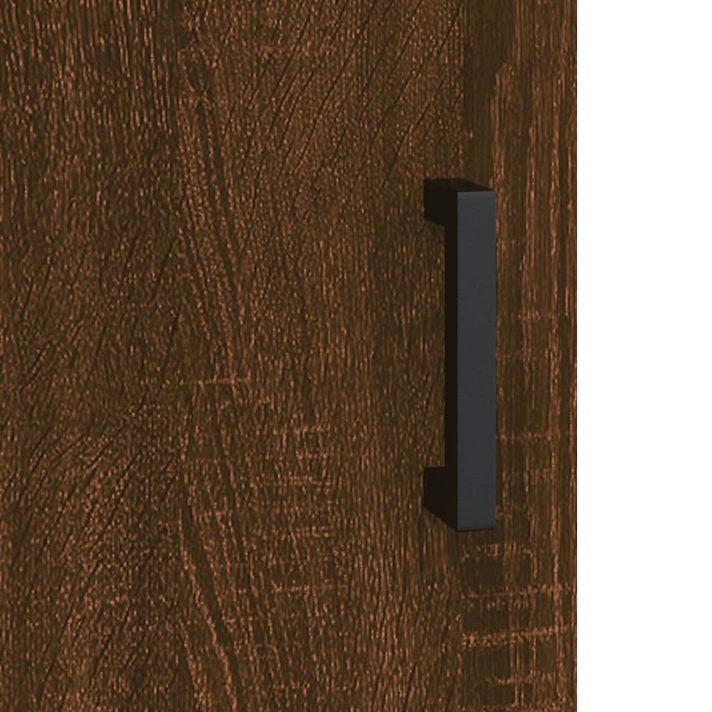 vidaXL Bedside Cabinets 2 pcs Brown Oak 40x40x50 cm Engineered Wood